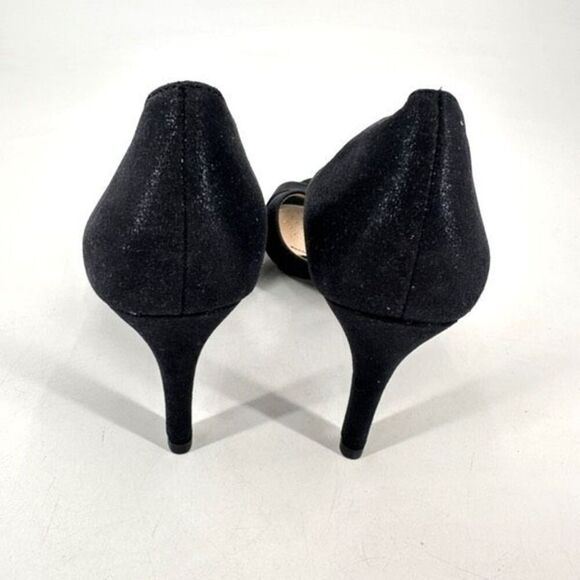 LifeStride Women's Black Peep Toe Mykonos D’orsay Sandal Heels Size 7.5 - Picture 4 of 15